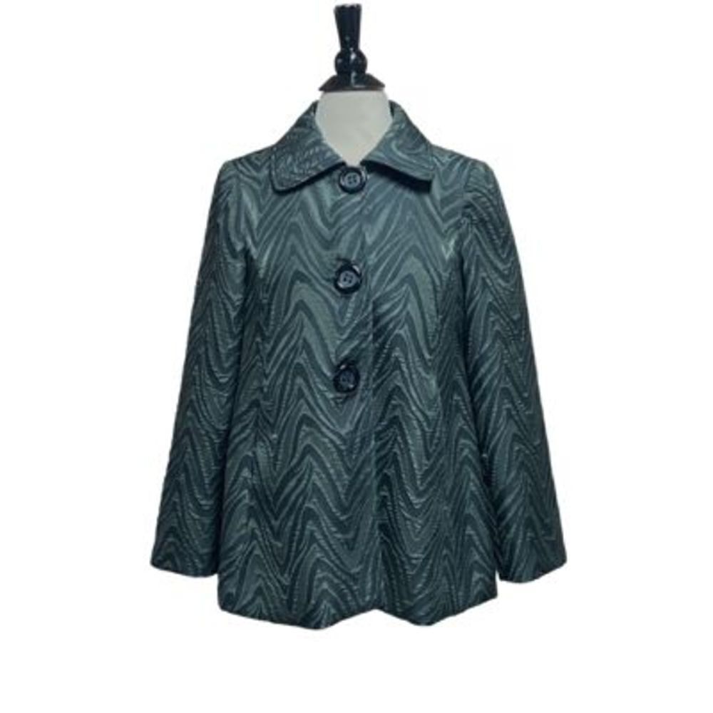 3 Sisters Black Swing Coat Size Small NEW
